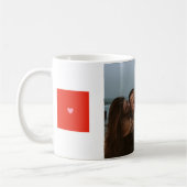 ハッピーバレンタインデー，バレンタインの贈り物，写真gi コーヒーマグカップ (左)