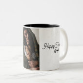 ハッピーバレンタインデー，バレンタインの贈り物，写真gi ツートーンマグカップ (正面右)
