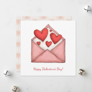 ハッピーバレンタインデー!バレンタインデーのカード。 シーズンカード