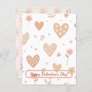ハッピーバレンタインデー!バレンタインデーのカード。 シーズンポストカード