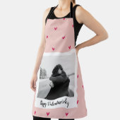 ハッピーバレンタインデー |ピンク&赤いハート |ギフト エプロン (インサイチュ)