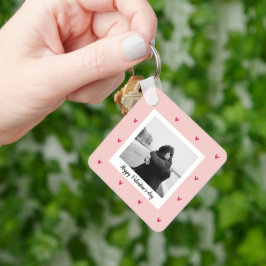 ハッピーバレンタインデー |ピンク&赤いハート |ギフト キーホルダー