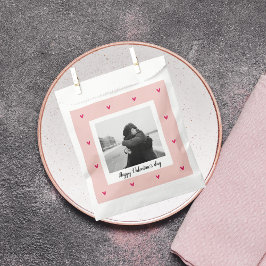 ハッピーバレンタインデー |ピンク&赤いハート |ギフト フェイバーバッグ