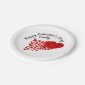 ハッピーバレンタインデー ペーパープレート (アングル)