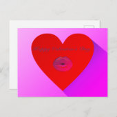 ハッピーバレンタインデー ポストカード (正面/裏面)