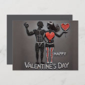ハッピーバレンタインデー ポストカード (正面/裏面)