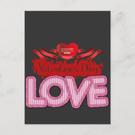 ハッピーバレンタインデー ポストカード