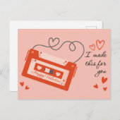 ハッピーバレンタインデー ポストカード (正面/裏面)