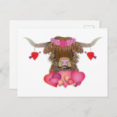 ハッピーバレンタインデー ポストカード (正面/裏面)