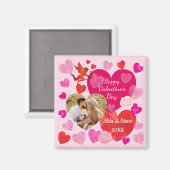 ハッピーバレンタインデー マグネット (正面/裏面)