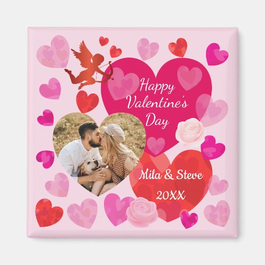 ハッピーバレンタインデー マグネット (正面)