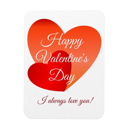 ハッピーバレンタインデー マグネット (縦)
