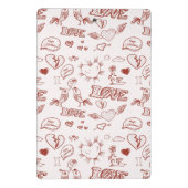 ハッピーバレンタインデー ミニクリップボード (裏面)