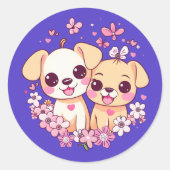 ハッピーバレンタインデー! ラウンドシール (正面)