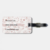ハッピーバレンタインデー ラゲッジタグ (裏面横)