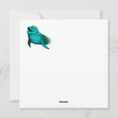 ハッピーバレンタインデー – ラッキードルフィン シーズンカード (裏面)