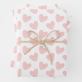 ハッピーバレンタインデー ラッピングペーパーシート