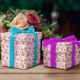 ハッピーバレンタインデー ラッピングペーパーシート