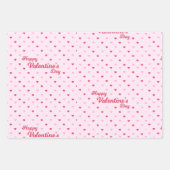 ハッピーバレンタインデー ラッピングペーパーシート (正面)