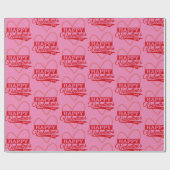 ハッピーバレンタインデー ラッピングペーパー (フラット)