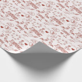 ハッピーバレンタインデー ラッピングペーパー (角)