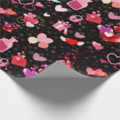 ハッピーバレンタインデー ラッピングペーパー (角)