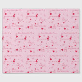 ハッピーバレンタインデー ラッピングペーパー (フラット)