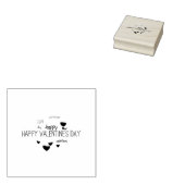ハッピーバレンタインデー ラバースタンプ (押印)