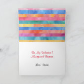 ハッピーバレンタインデー|ラブハートシェイプツリー シーズンカード (内部)