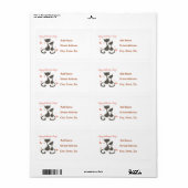 ハッピーバレンタインデー ラベル (フルシート)