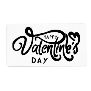 ハッピーバレンタインデー ラベル