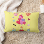 ハッピーバレンタインデー ランバークッション (ブランケット)