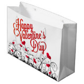 ハッピーバレンタインデー ラージペーパーバッグ (正面アングル)
