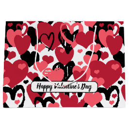 ハッピーバレンタインデー ラージペーパーバッグ