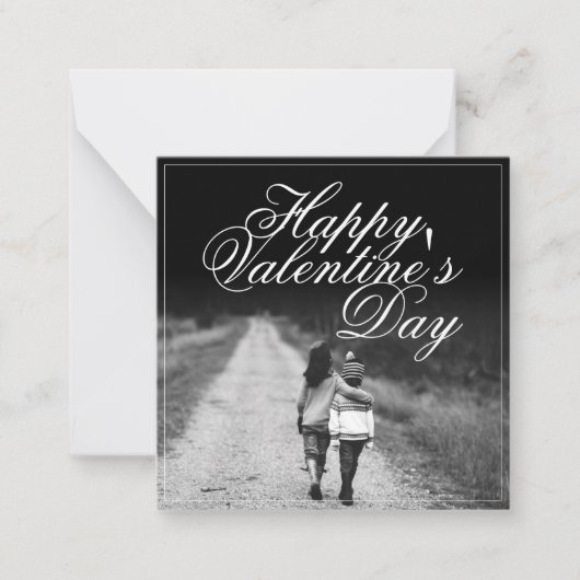 ハッピーバレンタインデー – 並べて ノートカード (正面)
