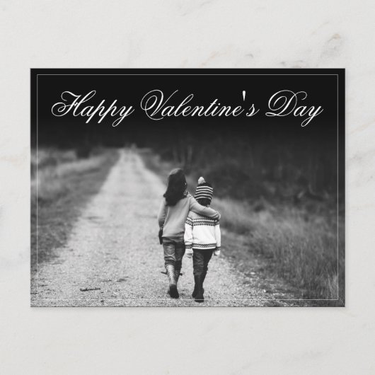 ハッピーバレンタインデー – 並べて ポストカード (正面)