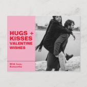 ハッピーバレンタインデー |写真はがき ポストカード (正面)