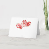 ハッピーバレンタインデー! 写真テンプレート シーズンカード (裏面)