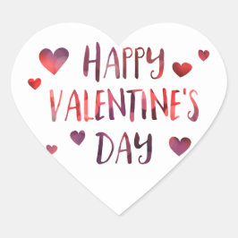 ハッピーバレンタインデー《写真》ぼけ味 ハートシール