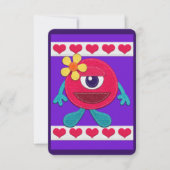 ハッピーバレンタインデー!化お洒落物 カード (正面)