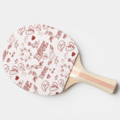 ハッピーバレンタインデー 卓球ラケット (横)