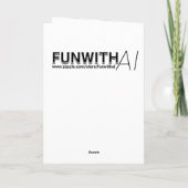 ハッピーバレンタインデー | 恋人の抱擁 カード (裏面)