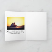 ハッピーバレンタインデー 愛 名前 写真 シンプル g カード (内部)