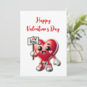 ハッピーバレンタインデー 招待状 (スタンド正面)