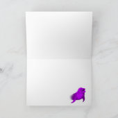 ハッピーバレンタインデー – 月明かりの中のイルカ シーズンカード (内部)