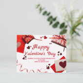 ハッピーバレンタインデー – 楽しい一日を過ごそう シーズンポストカード (スタンド正面)
