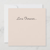 ハッピーバレンタインデー、永遠の愛 カード (裏面)