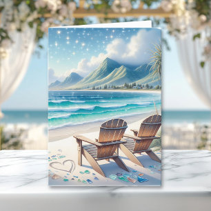 ハッピーバレンタインデー 海波と山 カード