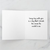 **ハッピーバレンタインデー*私にとっては世界のことを意味する妻 カード (内部)