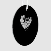 ハッピーバレンタインデー – 私のハートは私のバレンタインC オーナメント (正面)